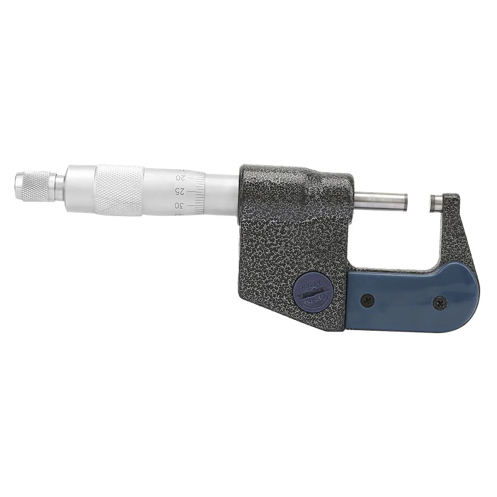 Micrômetro externo ferramenta de medida 0-25mm micrômetro digital eletrônico 0.001mm medidor de espessura e chave conjunto micrômetro digital