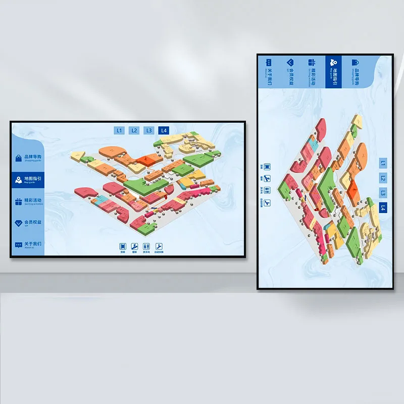 

Wholesale Android Advertising Player Wall Mounted Capacitive Touch 43inch Promotional Digital Signage For Hotel Corporate Office