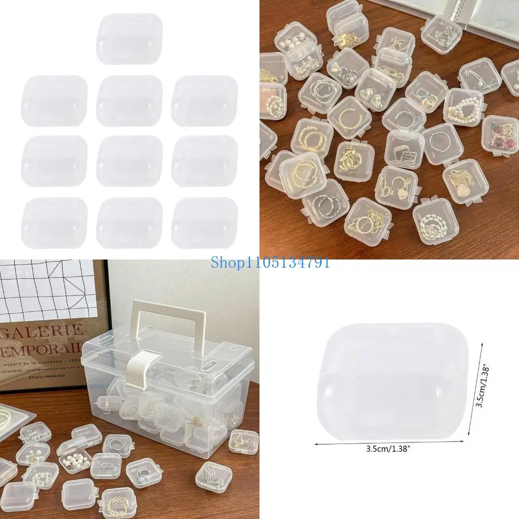 

98 км 10pcs Mini Clear Cread Box пусто