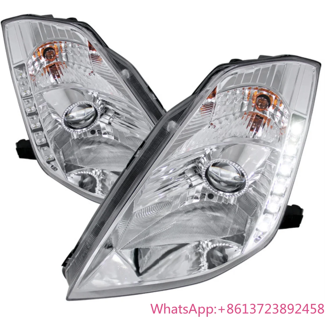 

Hot-selling for High Quality for 2003-2005 Nissan 350Z Projector Headlights ( Chrome Housing/Clear Lens)