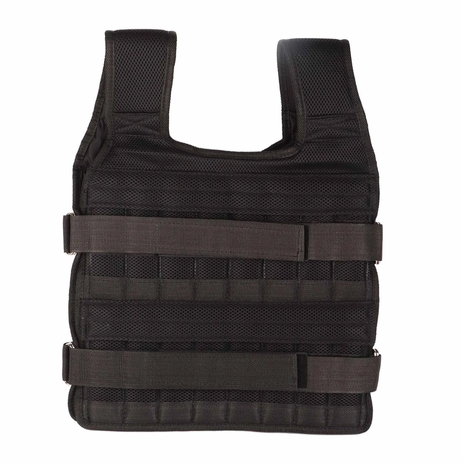 Ademend mesh gewichtsvest van 15 kg voor krachttraining, fitness en workout.