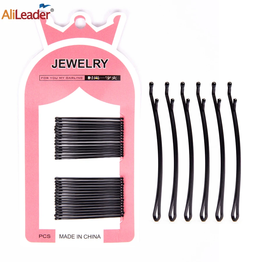 U Shaped Hair Pins Hairpins For Buns Black Bobby Pins For Kids Girls Women Hairdressing Salon Hair Accessories For Hair Types