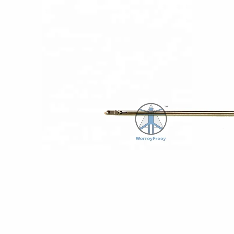 Transforaminal endoscope spine instrument curette 2.5*290mm flexible medical spine endoscope