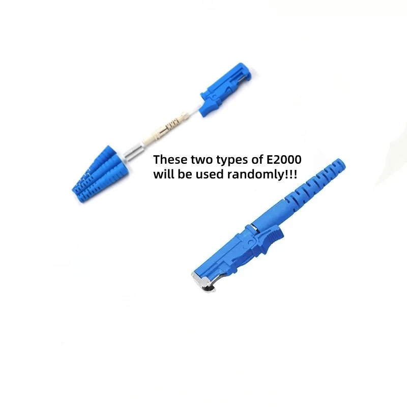 Cabo de remendo de fibra E2000-E2000 duplex OM1 OM2 1M 2M 3M 5M 7M 10Mtr jumper de fibra óptica multimodo duplex 50m 30m 20m