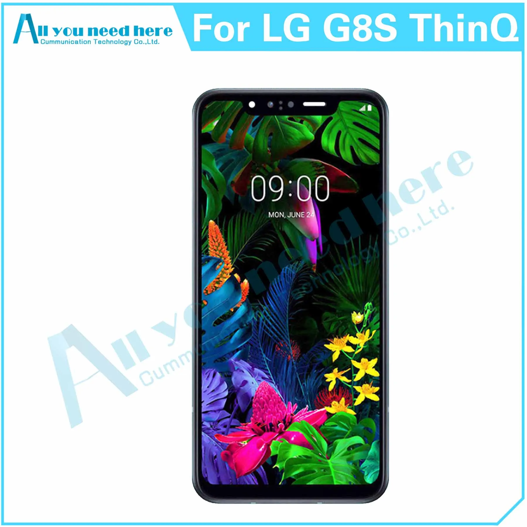 100% Test For LG G8S ThinQ LM-G810 LMG810 LCD Display Touch Screen Digitizer Assembly Repair Parts Replacement