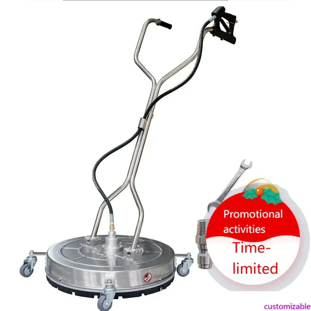 

Горячая распродажа: Мойка для поверхностей из нержавеющей стали с двумя ручками и колесами для подъездных путей и дорожек