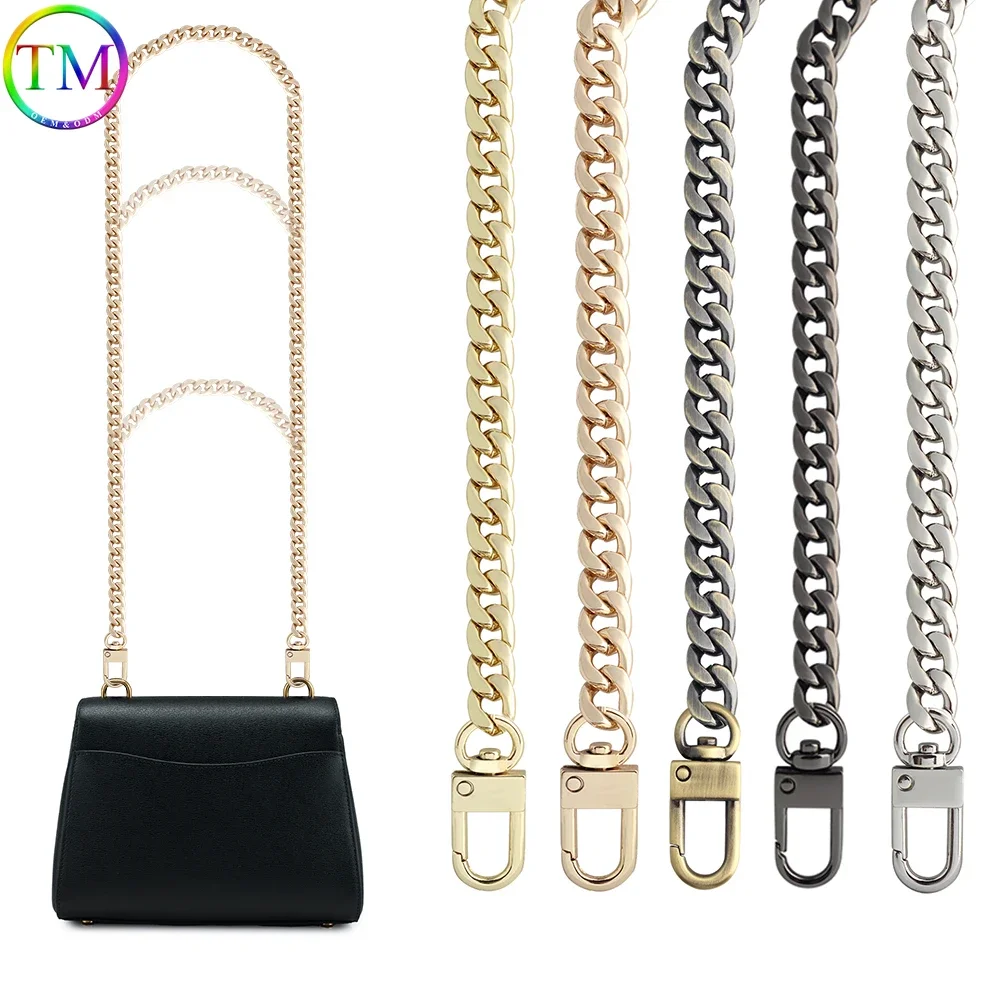 

1-10PCS 60/100/120CM Metal Bag Chain Strap Iron Chain For Chains Bags Purses Strap Shoulder Belt Handle Wrap Chain Accessories