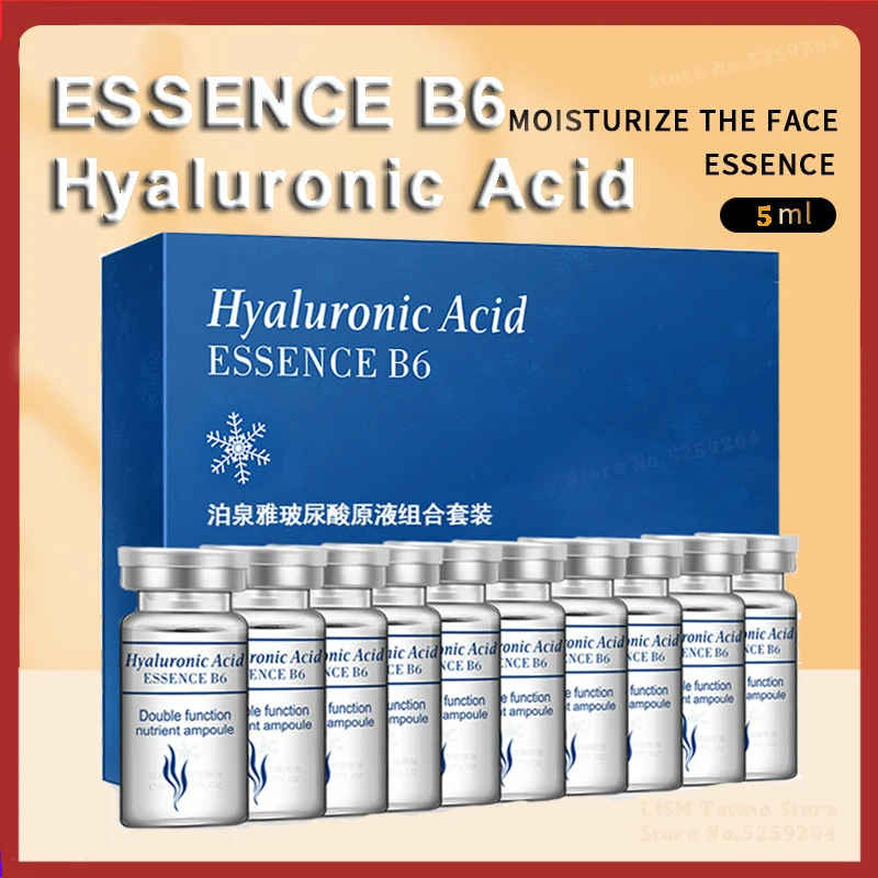 

5ml Hyaluronic Acid Whitening Serum Anti Wrinkle Aging Essence Facial Hydrating Brightening Moisturizing Solution Skin Care