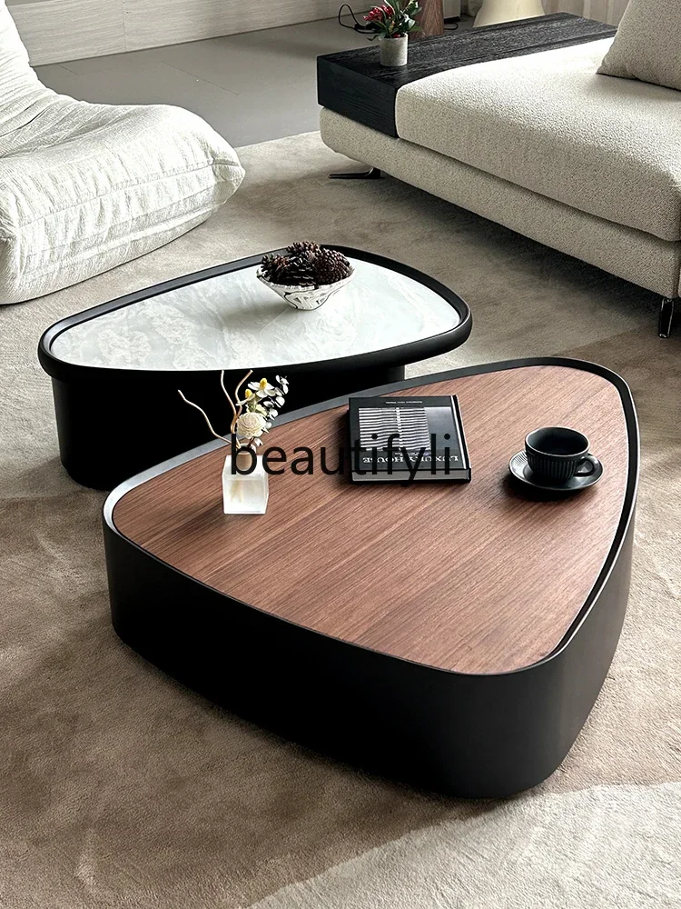 

LJYSpecial-shaped coffee table Chinese antique style living room home creative , simple modern tea table advanced sense