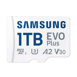 Samsung 1TB 512GB 256GB 128GB A2 V30 U3 Memory Card EVO Plus Micro SD Card 64GB A1 V10 U1 Read Speed 160MB/s Class10 TF Card