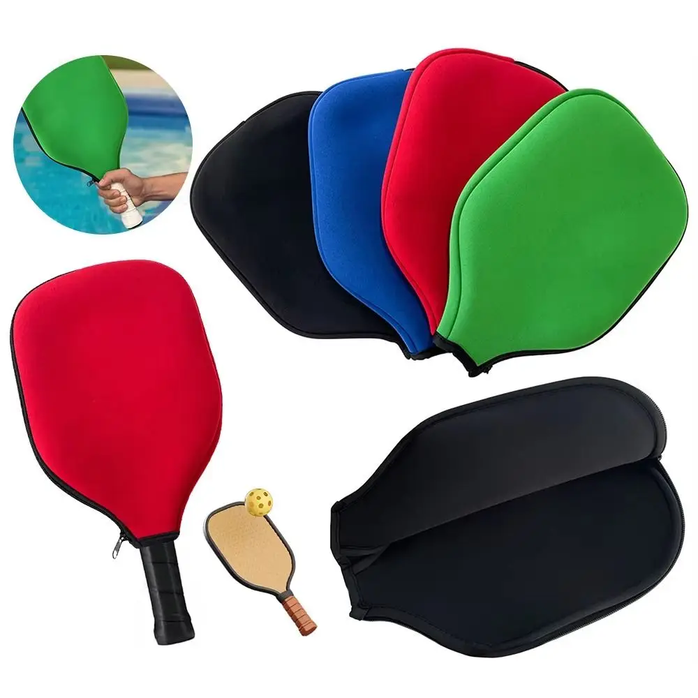 Neoprene Pickleball Racket Sleeve Waterproof Dustproof Pickleball Paddle Cover Durable Racket Protective Cover