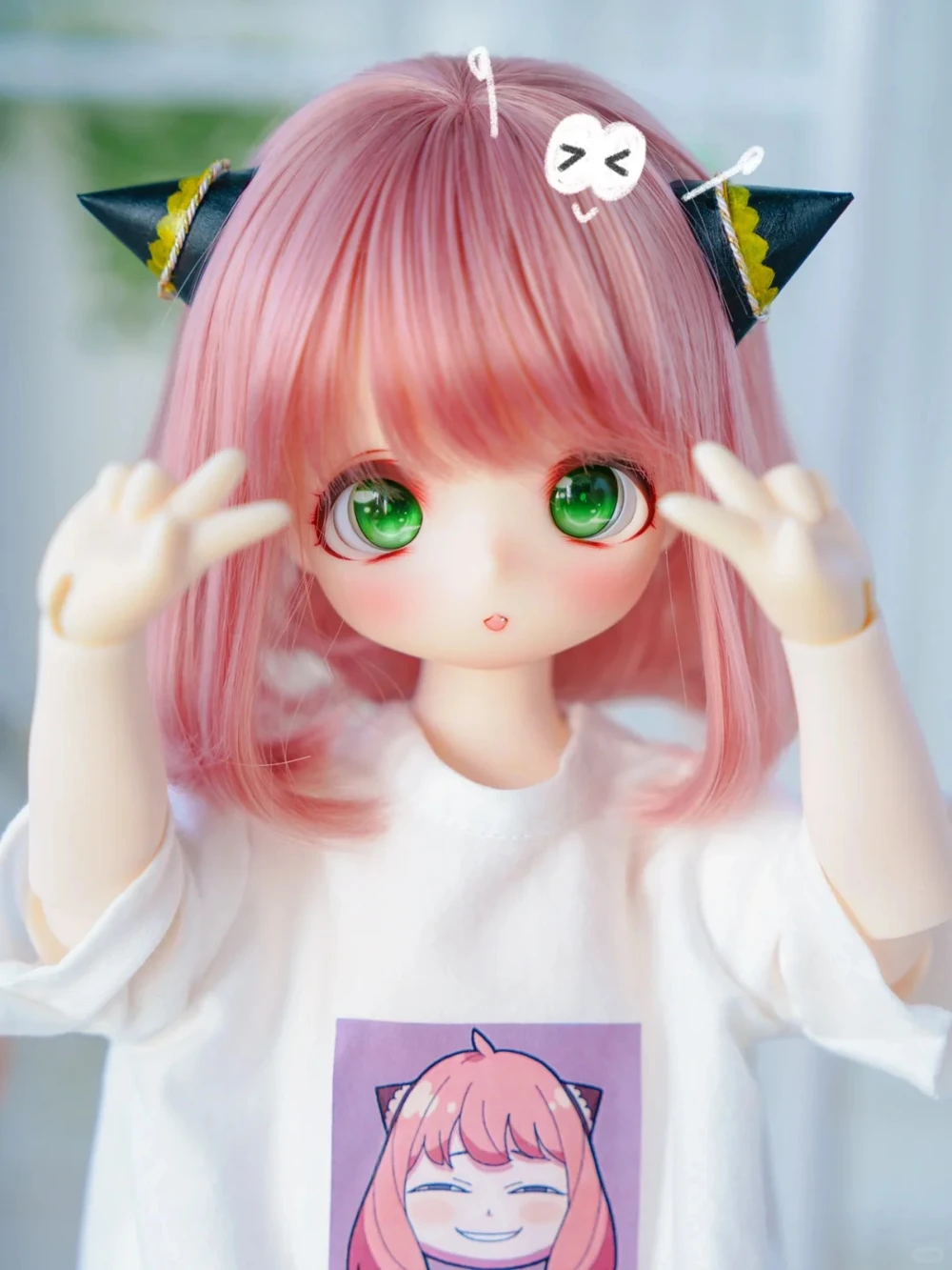 gaoshunbjd-1-4-egg01-anya-cartoon-xiongmei-acgn-anime-fumetto-stampo-corpo-in-resina-per-ragazze-body-giocattolo-fai-da-te-regalo-di-compleanno