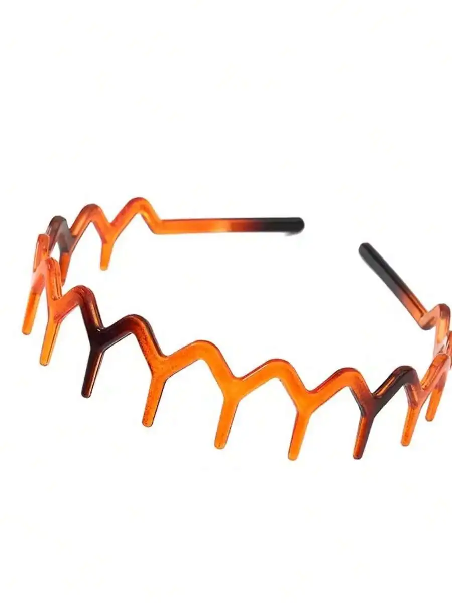 2pcs Simple Basic Large Wave Headbands For Women, Makeup Headbands, Plastic Headbands, Everyday Wear