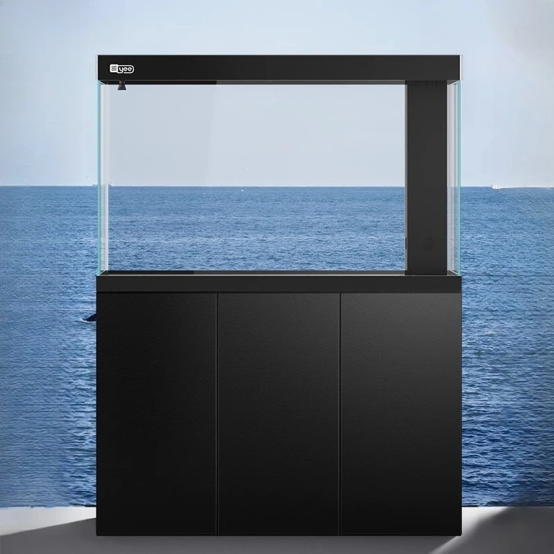 

Living Room New Style Aquarium Entrance Hall Decoration Indoors Hotel Aquarium Ecology Floor Home Furniture El Acuario Lsyg