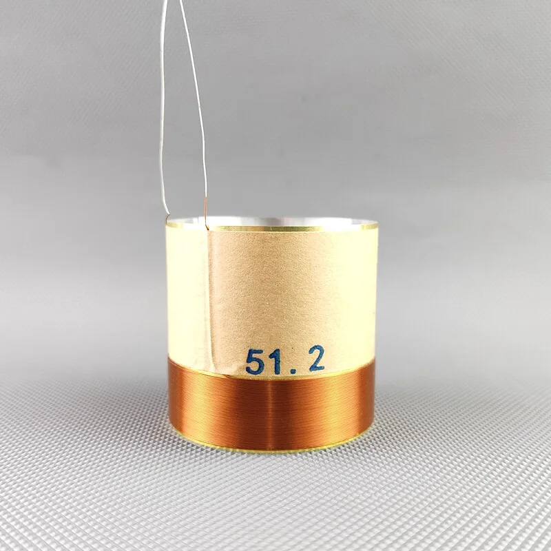 51.2mm low-frequency voice coil, 51-core white aluminum frame, 2-layer winding, 8 ohms