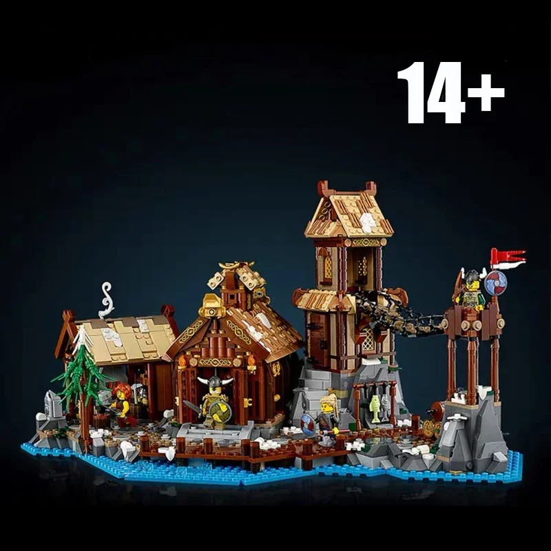 

Новинка 2026: Конструктор «Уличная сцена викингского поселения» — детская игрушка, подарок на Новый год и День рождения