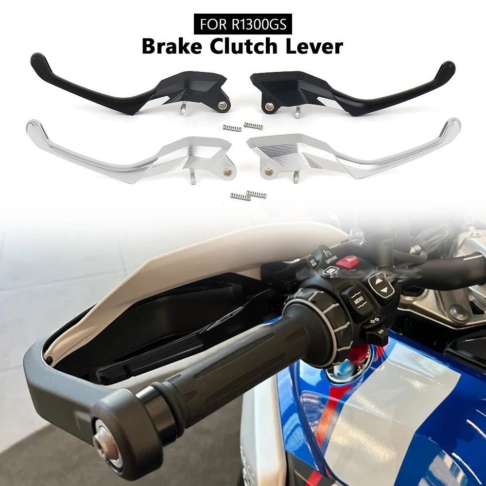 Motorcycle Accessories Left Right Brake Clutch Lever Adjustable Black and Silver For BMW R1300GS r1300gs R 1300 GS R1300 GS 2024