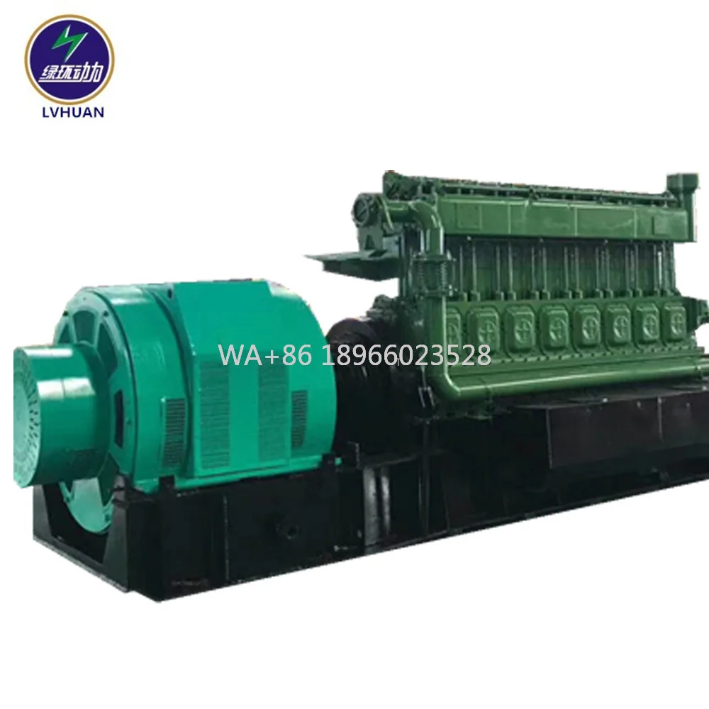 

300kva Electric Power Biomass Generator Heat Recovery Wood Burning DC Output Gas Syngas Fuel 220V 380V Rated Voltage Electric