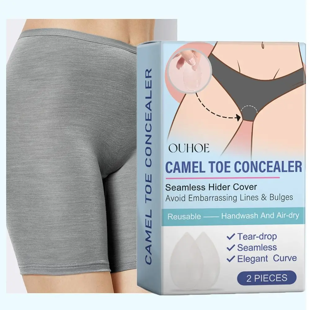 Seamless Camel Toe Concealer Traceless Invisible Seamless Camel Toe Hider Soft and Breathable Silicone Cameltoe Concealer