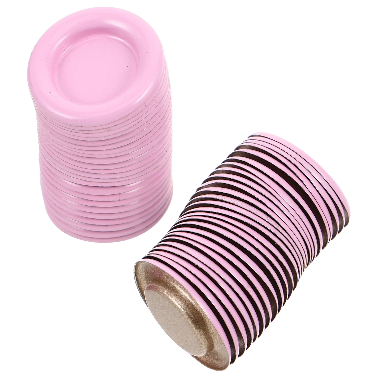 

50Pcs Incense Accessories Decorative Iron Burner Small Metal Cone Tray Holder for Home Aromatherapy Relaxation