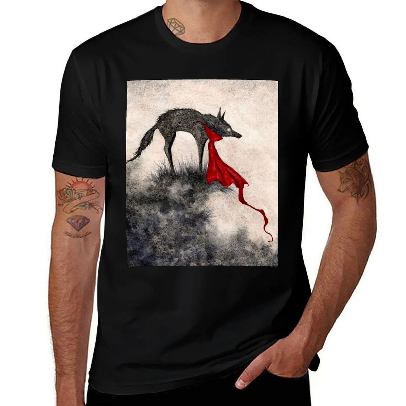 

Hood T-Shirt cotton t shirt man t shirts for man graphic vintage graphic t shirts for man T-shirt