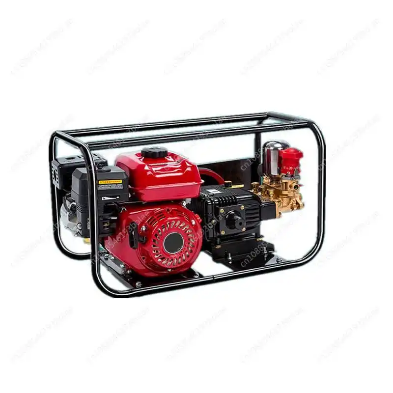 Four-stroke Gasoline High Pressure Sprayer Agricultural Orchard Sprayer Triple Cylinder Plunger Pump Sprayer