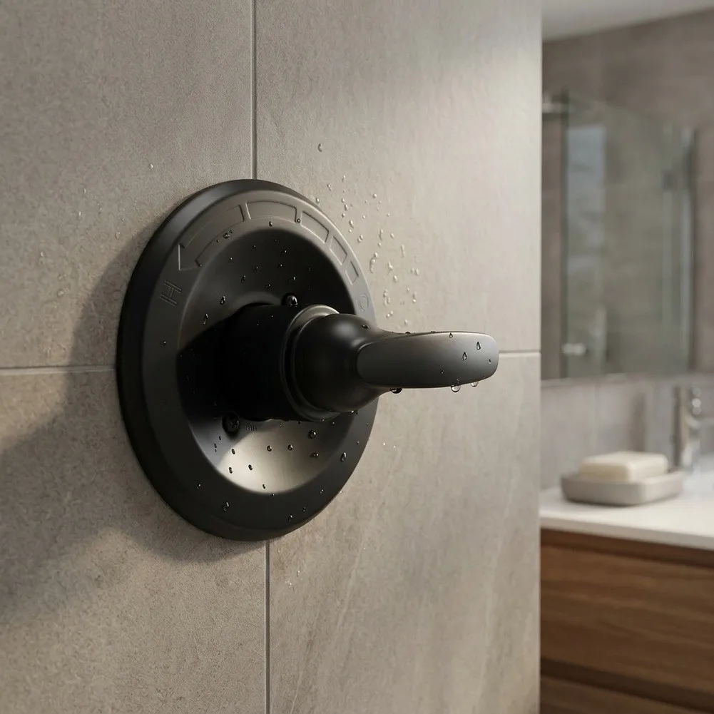 Shower Trim Assembly for Monitor For 600 Series Faucets Including Handle Escutcheon Plate and Diverter Integration Components