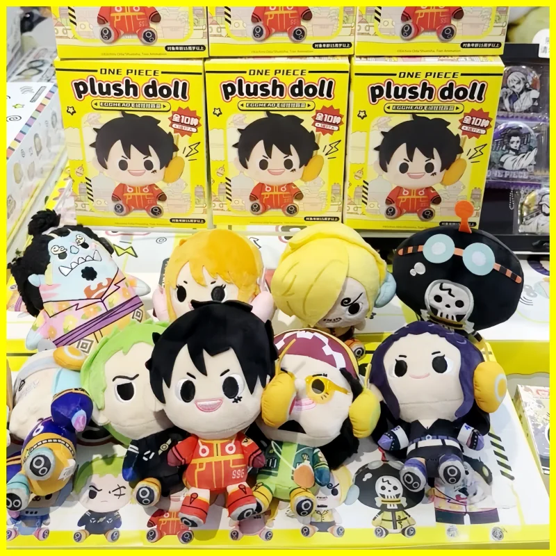 

Оригинальная цельная серия Egghead, плюшевая слепая коробка, аниме-кукла Луффи Зоро Санджи Усоппп, мягкая пушистая коллекция, подарки, игрушка