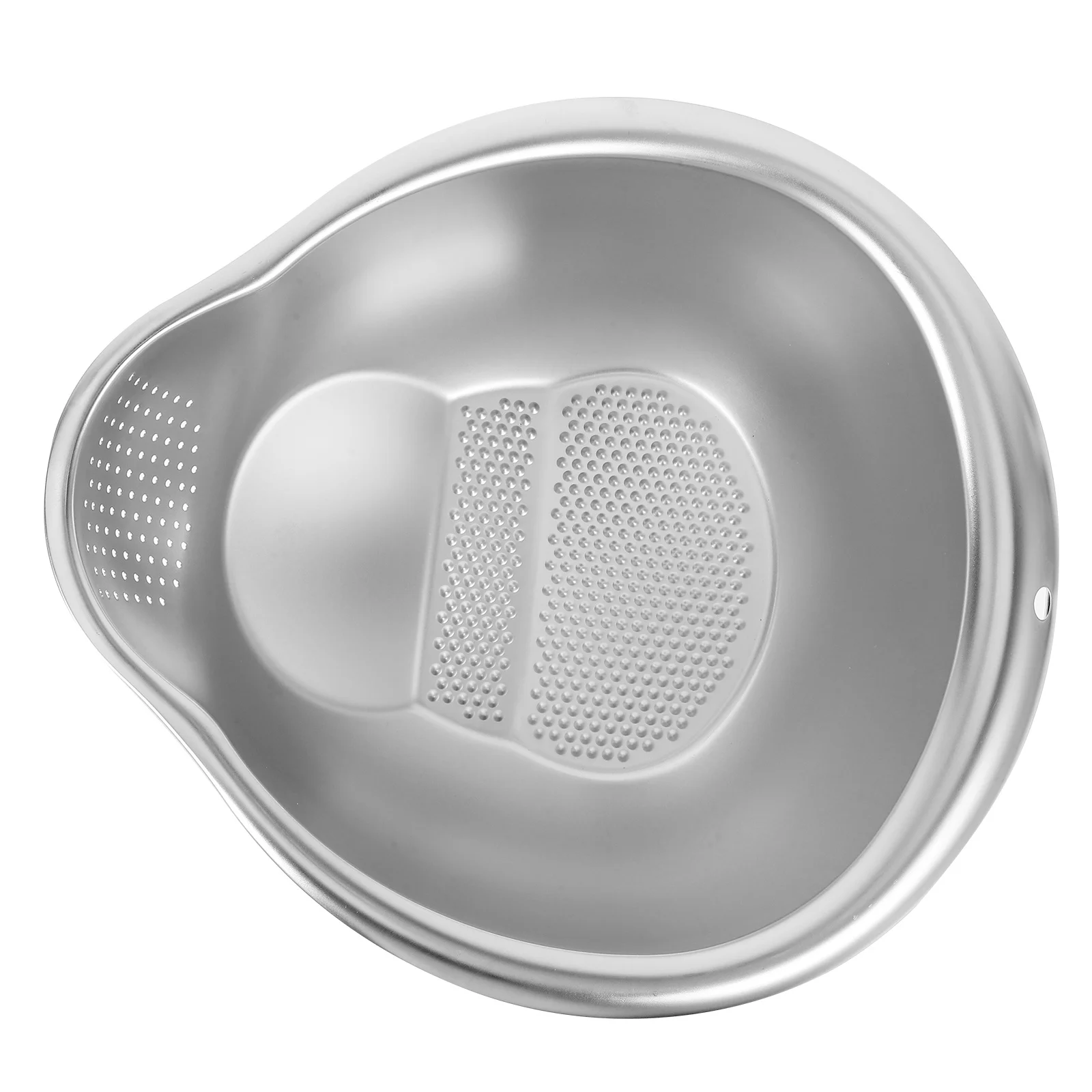 

Heavy Duty Stainless Steel Draining Basket Large Capacity Kitchen Strainer for Fruits Vegetables Rice Washer Bowl Mesh