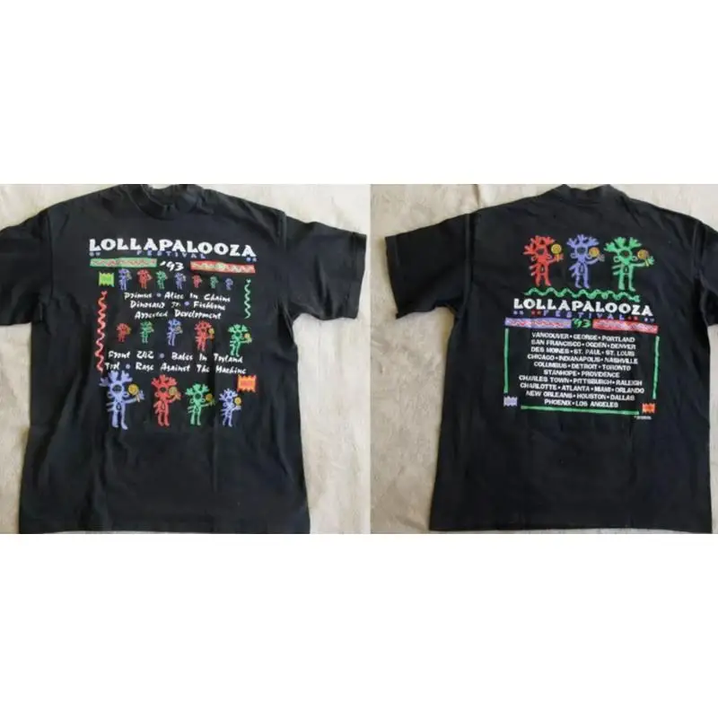

Rare 1993 Lollapalooza Concert Cotton Gift For Fan S to 5XL T shirt