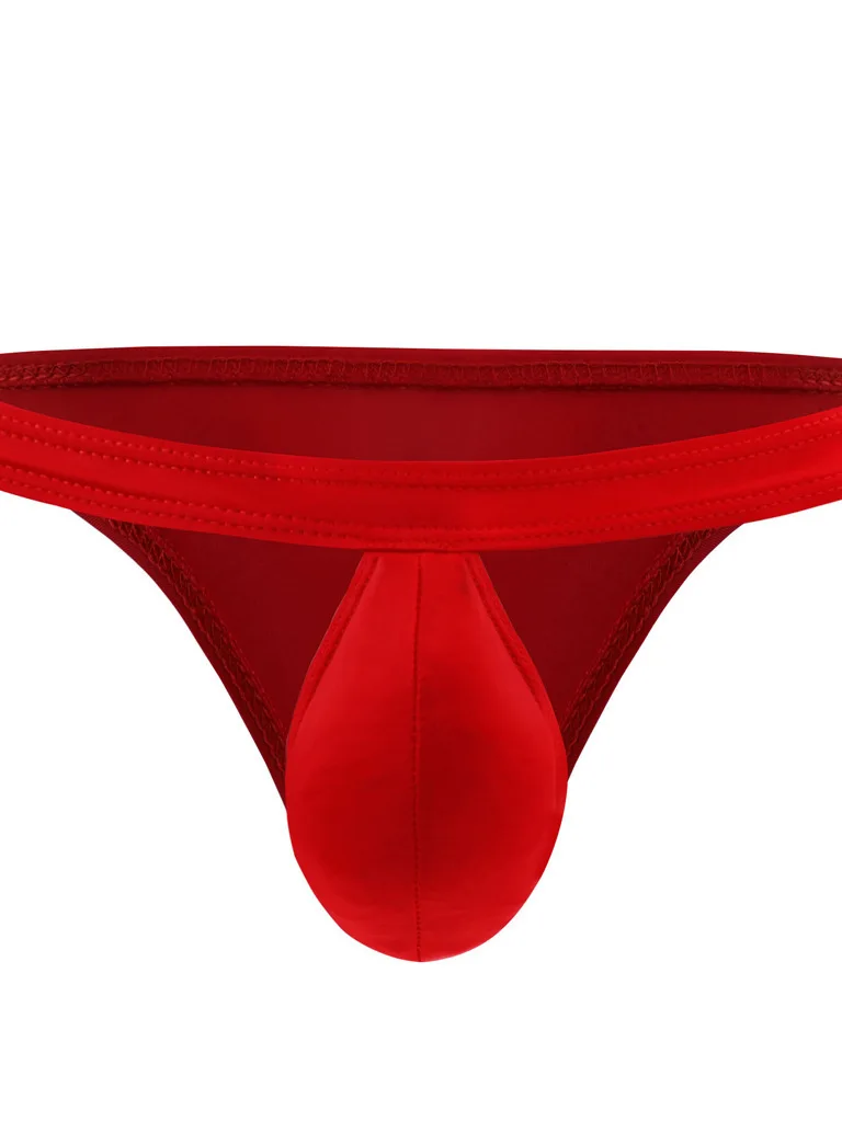 InjUnderpants de glace translucide taille basse pour hommes, haute élasticité, ultra mince, tongs respirantes confortables, sexy, nouvelle mode, 7IQU, 2024