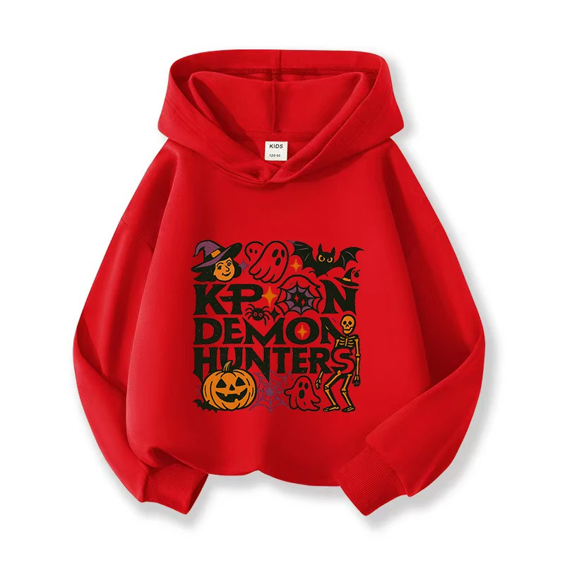 

Movie Fans Gift Hoodie Manga Kids Huntrix Kpop Demon Hunters Children's Sweatshirt Cute Tiger Harajuku Hoody for Boys Girls