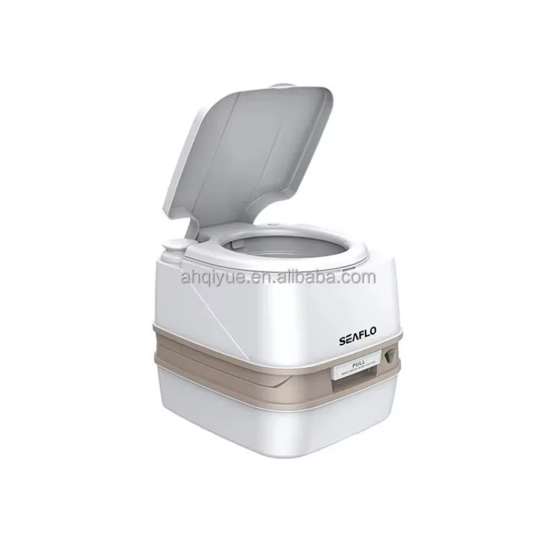 Multifunctional Compact ABS Indoor Outdoor Camping Portable Toilet with Seat  for Camping RV Travel