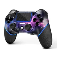 AceGamer Gamepad inalámbrico para controlador PS4, con cable USB C/dobles motores/giroscopio de 6 ejes/conector de audio de 3,5 mm/función de panel táctil