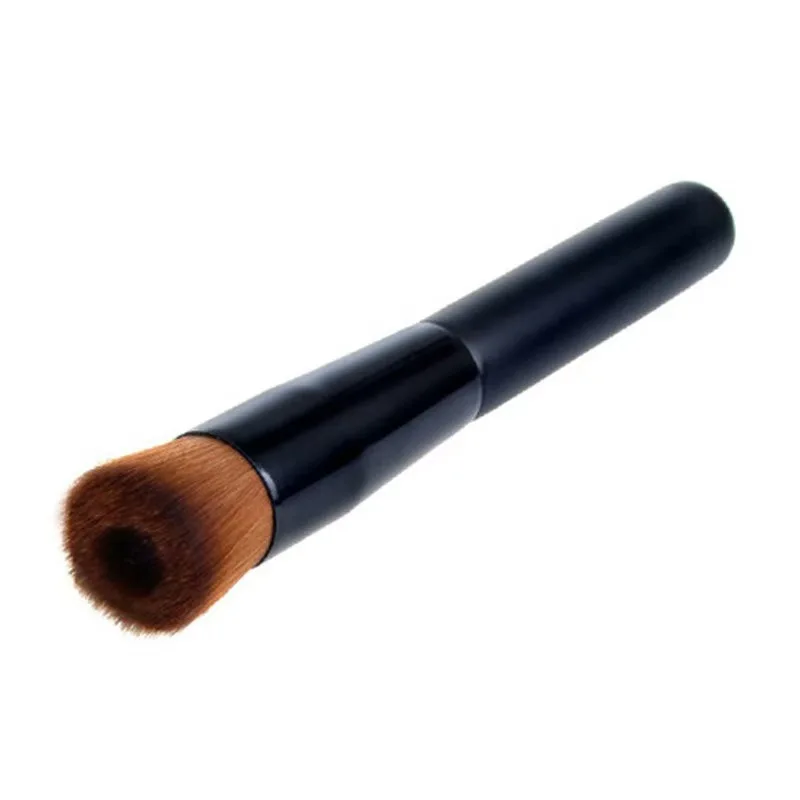 Concave Point Foundation-Pinsel, flacher Rougepinsel, Make-up-Pinsel, Concealer-Pinsel, puderfreier Pinsel mit weichen Borsten, Beauty-Tool