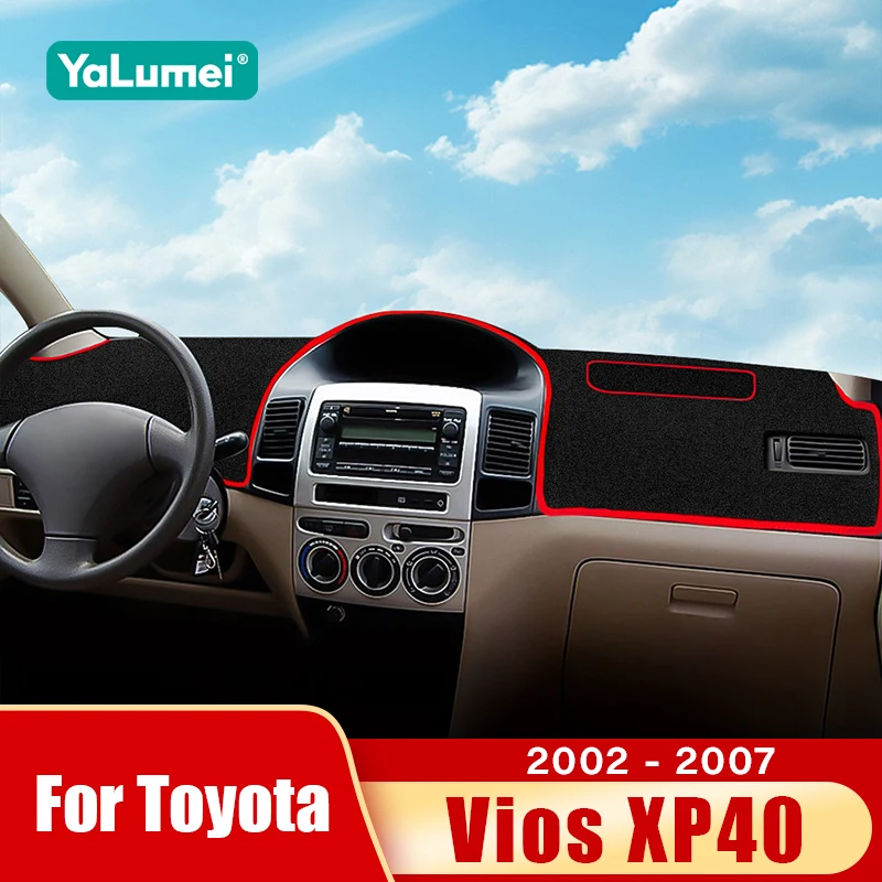 

For Toyota Vios XP40 2002 2003 2004 2005 2006 2007 Car Dashboard Mat Sun Shade Pad Instrument Desk Non-slip Cover Accessories