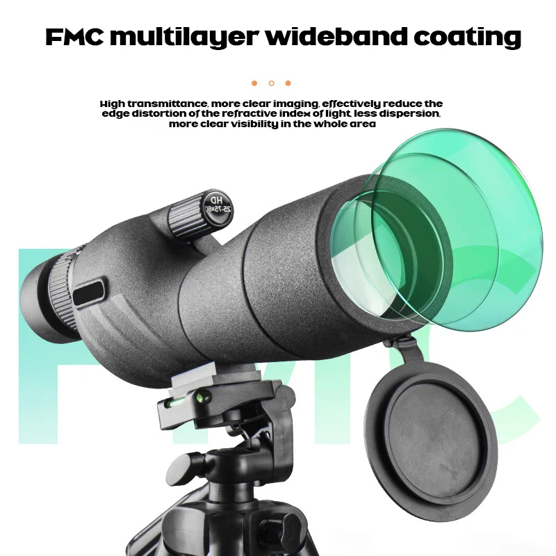Monocular HD zoom Bak4 con prisma y trípode para aves - imagen 2