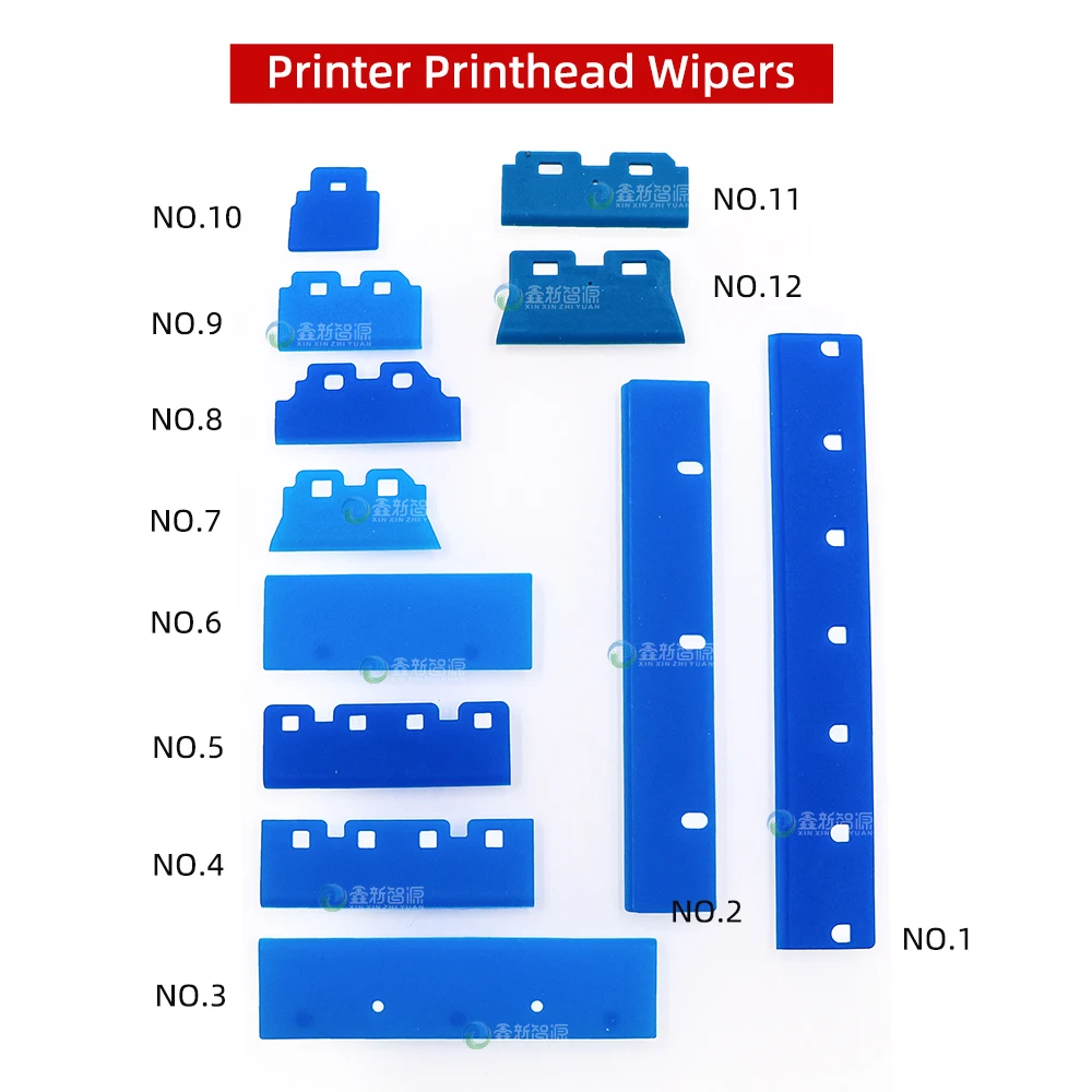 5PCs Eco Solvent Printer Plotter Rubber Wiper for Epson DX5 DX7 XP600 TX800 5113 I3200 4720 Print Head Cleaning Wiper Blade