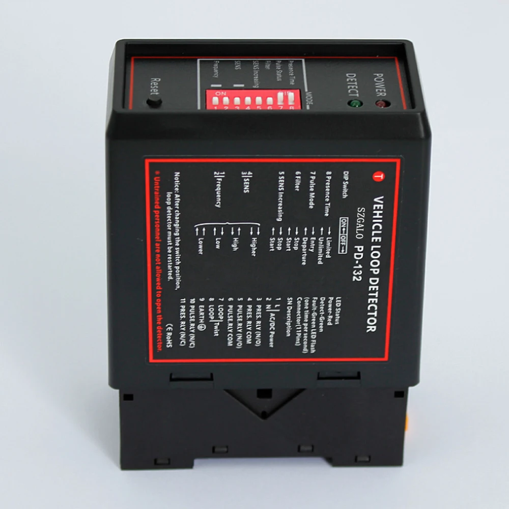 New Parking System: Single-Channel Induction Loop Vehicle Detector