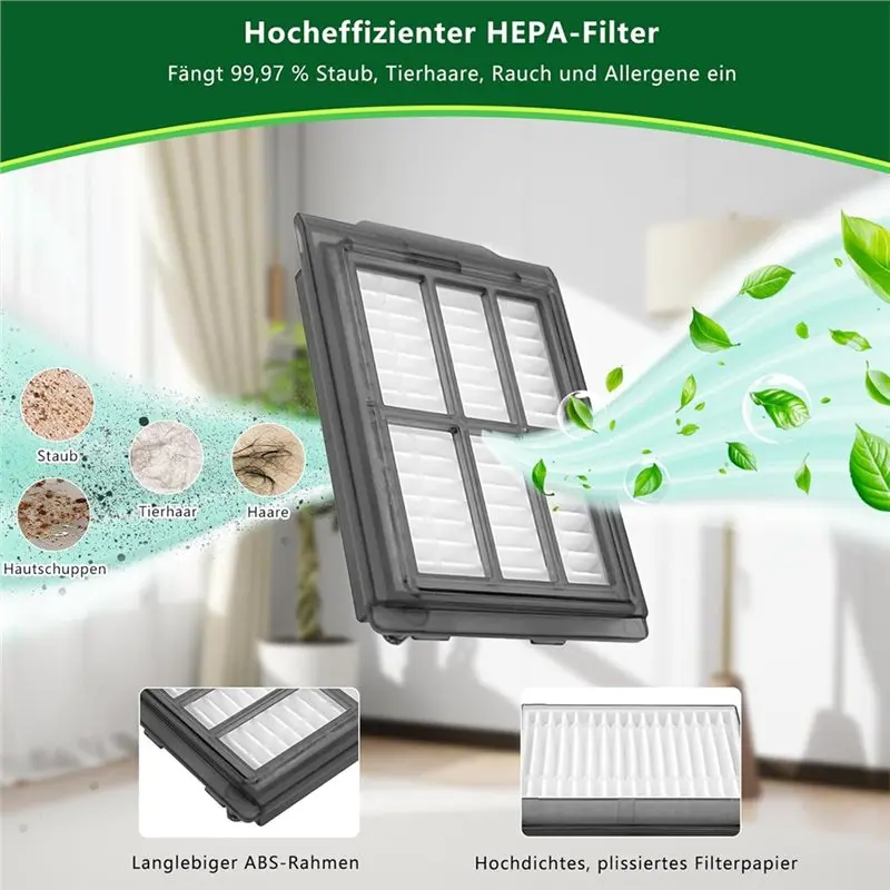 

[NEW!N92R】 For Irobot Roomba Plus 505/405 Combo Replacement Parts Kit- Main Brush, Side Brush, Hepa Filter, Mop Pad, Dust Bag