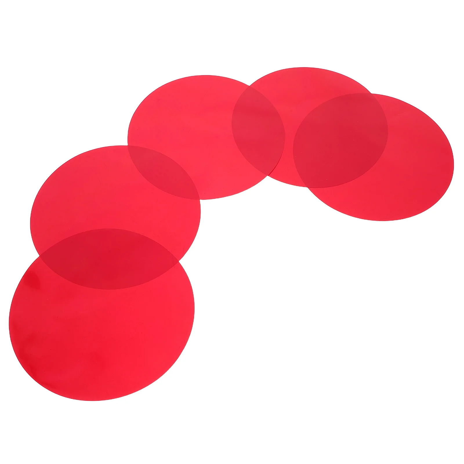 

5Pcs Color Film Light Diffuser Self-Adhesive Warm Light Correction for Home Lighting Gel Sheets Color Film Lampshade Stickers