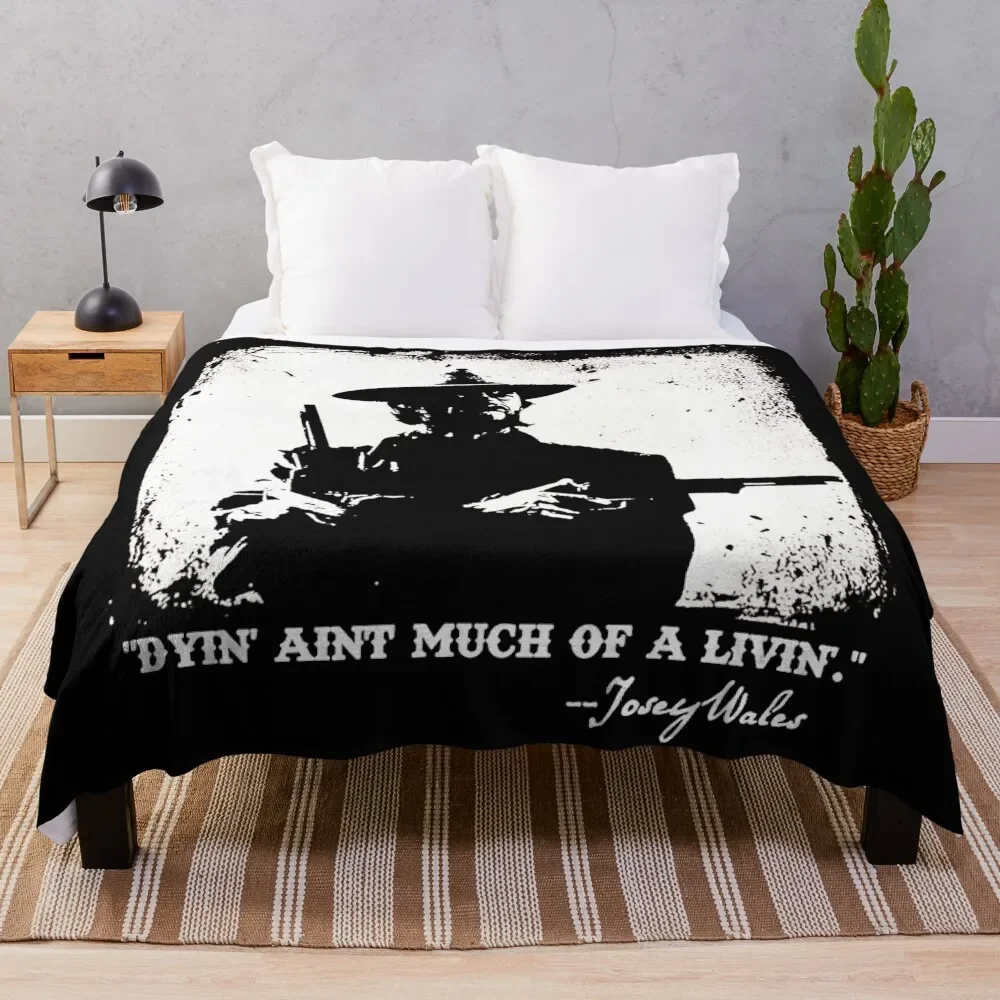 The Outlaw Josey Wales Shirt Throw Blanket Multi-Purpose Bed Fashionable Blankets