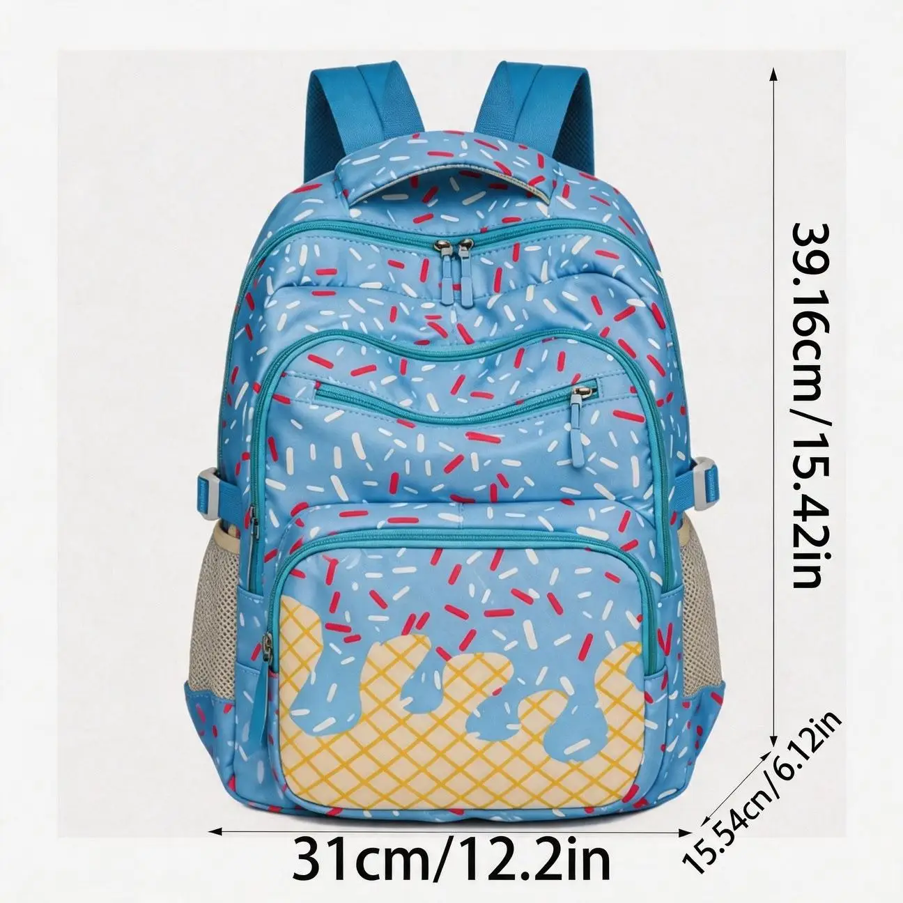 Pcs Set Casual Cute Backpack Crossbody Bag Storage Bag 3-Piece Set Lightweight Design