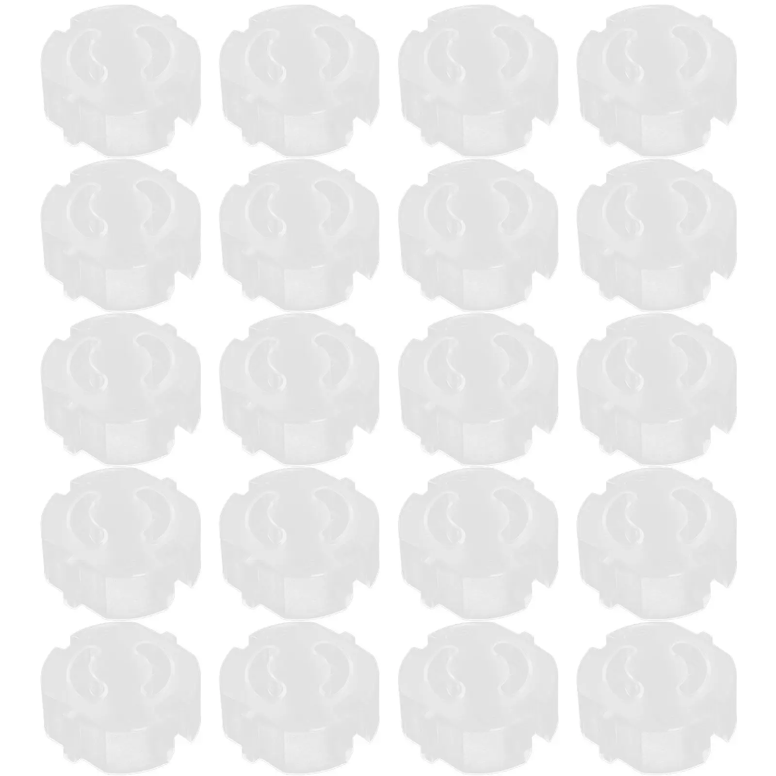 

20 Pcs Clear Outlet Covers Child Proof Socket Safety Plugs Baby Proofing Electrical Protector ABS Material