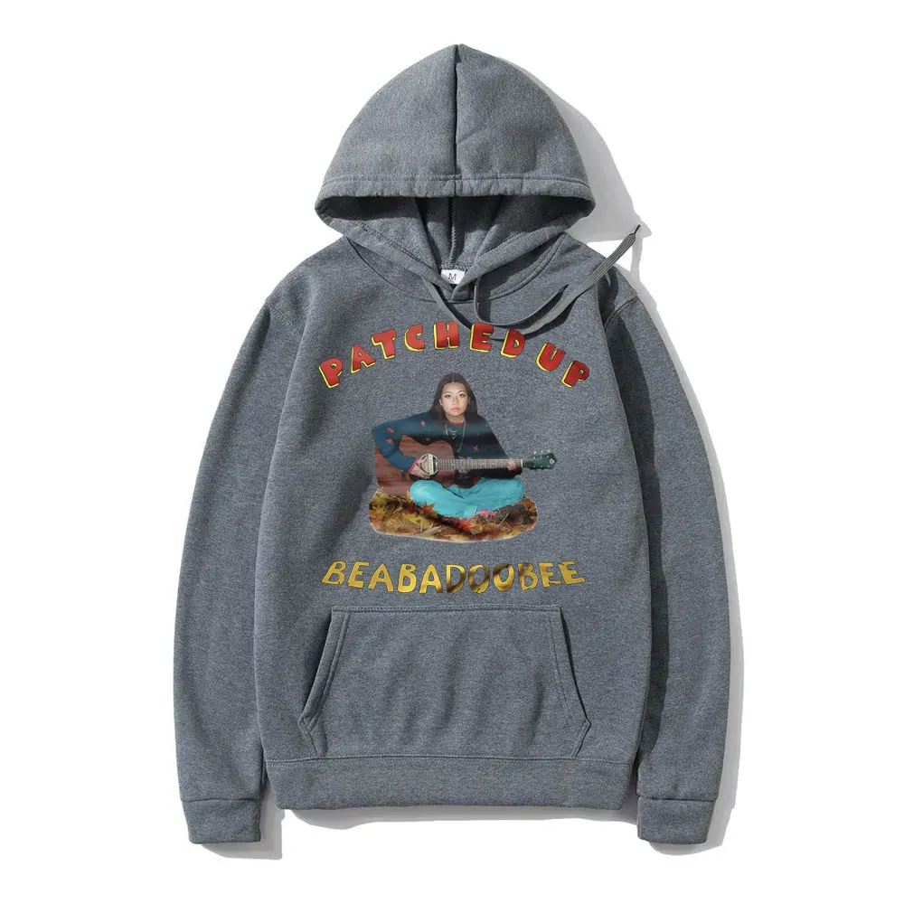 Singer Beabadoobee Patched Up Album Graphic Print Hoodie Unisex Fashion Y2k Style Sweatshirt Men Women Casual Oversized Hoodies