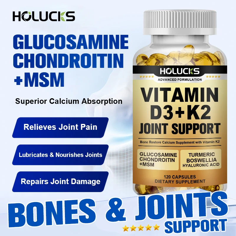 Vitamin D3 K2 10000 IU Capsules, Support Immune, Heart, Joint, Teeth & Bone Health, Immune System Vitamin D Supplement