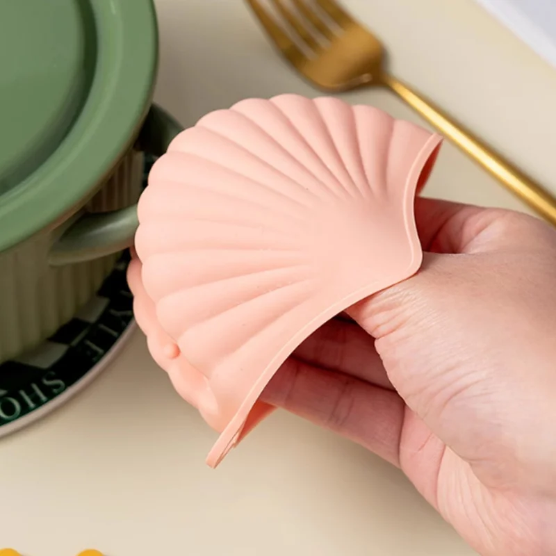 ถุงมือซิลิโคนหนา 1 ชิ้น อุปกรณ์ครัว คลิปถุงมือ ทนความร้อน ป้องกันการลวก สำหรับเครื่องมือทำขนมในครัว