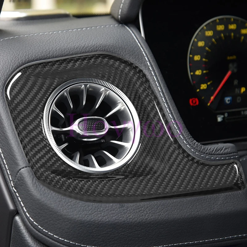 Replacement Carbon Fiber Center Console Air Outlet Cover Trim For Mercedes G-Class W464 G63 AMG G550 G500 2019-2023