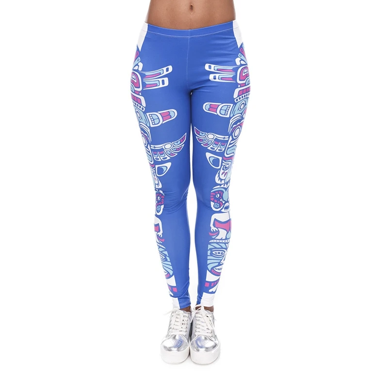 DeanFire Super Soft Stretch Digital Print Fitness Leggings Sexy Silm Legins Elastic Waist Trouser Women Pants