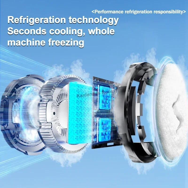 SL20 Phone Cooler Semiconductor Cooling Fan Radiator for IOS Android Tablet PUBG Magnetic 30 ℃ Temperature Drop Freeze Heat Sink